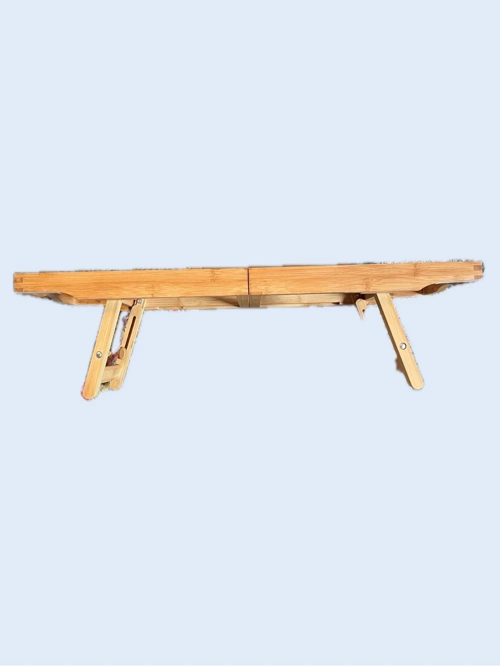 Serene Life Bamboo Bath & Bed Tray - Natural